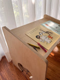 Load image into Gallery viewer, Children's Lap Desk in Natural Birch | Montessori Floor Table
