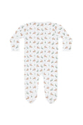 Load image into Gallery viewer, Christmas Reindeer Zipper Footie
