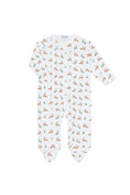 Load image into Gallery viewer, Christmas Reindeer Zipper Footie
