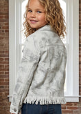 Load image into Gallery viewer, City Scout Fringe Denim Jacket
