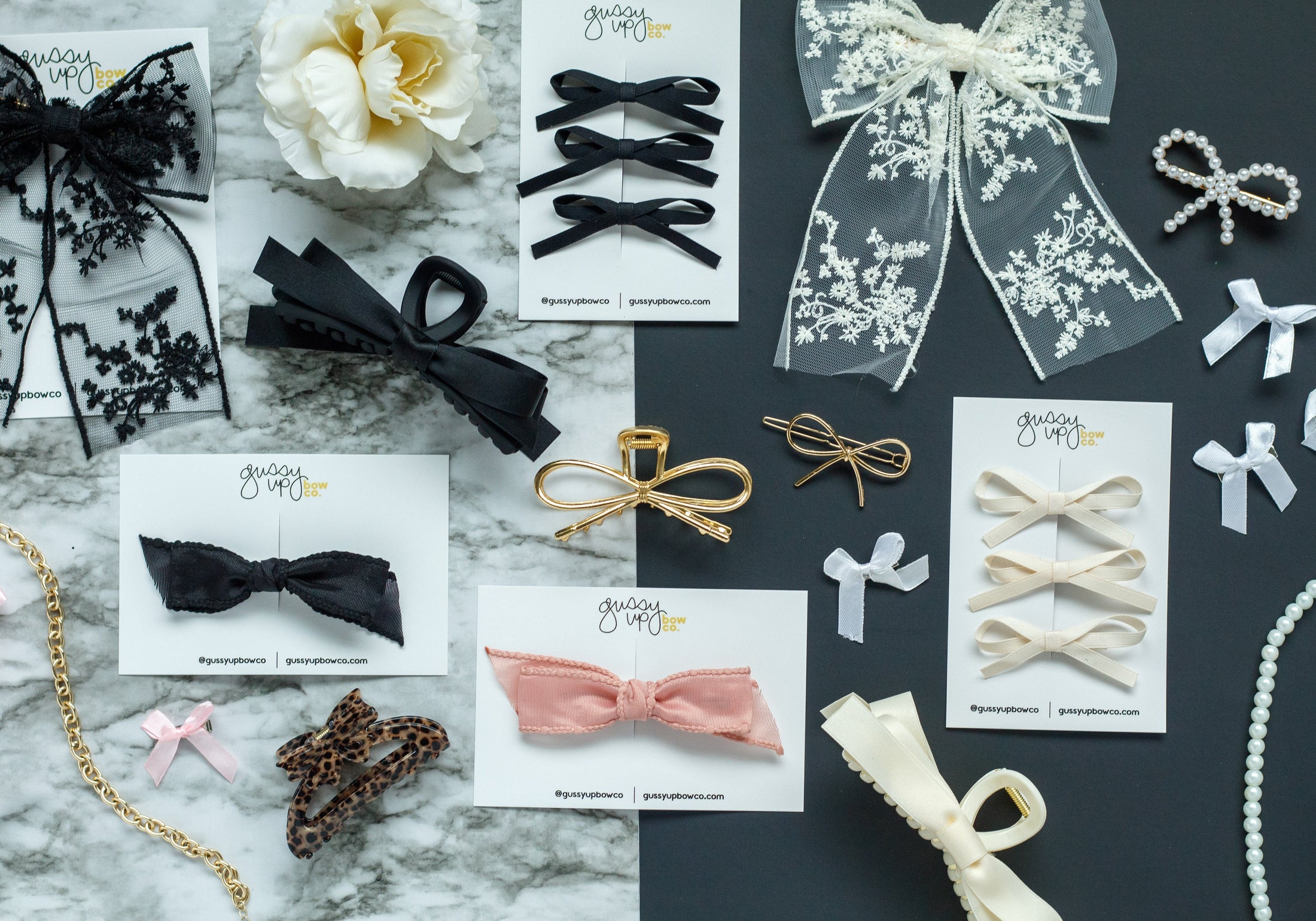 Pearl Bow Clip