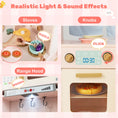 Load image into Gallery viewer, Corner Play Kitchen with Lights and Sounds for Ages 3+
