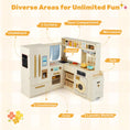 Load image into Gallery viewer, Corner Play Kitchen with Lights and Sounds for Ages 3+

