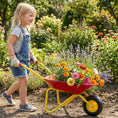 Load image into Gallery viewer, Costzon Kids Wheelbarrow with All-Terrain Wheels-Red
