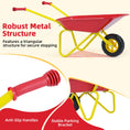 Load image into Gallery viewer, Costzon Kids Wheelbarrow with All-Terrain Wheels-Red
