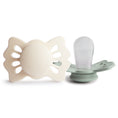 Load image into Gallery viewer, FRIGG Lucky Symmetrical Silicone Pacifier 2-Pack (0-6 Months)
