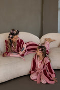 Load image into Gallery viewer, Children's Robe | Sugar Plum Stripe

