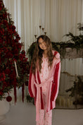 Load image into Gallery viewer, Children's Robe | Sugar Plum Stripe
