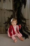 Load image into Gallery viewer, Bamboo Zip Pajamas | Pink Candy Cane
