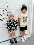 Load image into Gallery viewer, Black Check Beanie
