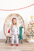 Load image into Gallery viewer, Tied with a Bow Christmas Organic Cotton Lounge Set
