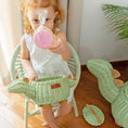 Load image into Gallery viewer, Dinosaur Basket Small - Mint Green
