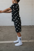 Load image into Gallery viewer, Bamboo Short Set | B&W Polka Dot
