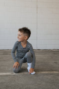 Load image into Gallery viewer, Bamboo Two Piece Pajamas | Black Gingham
