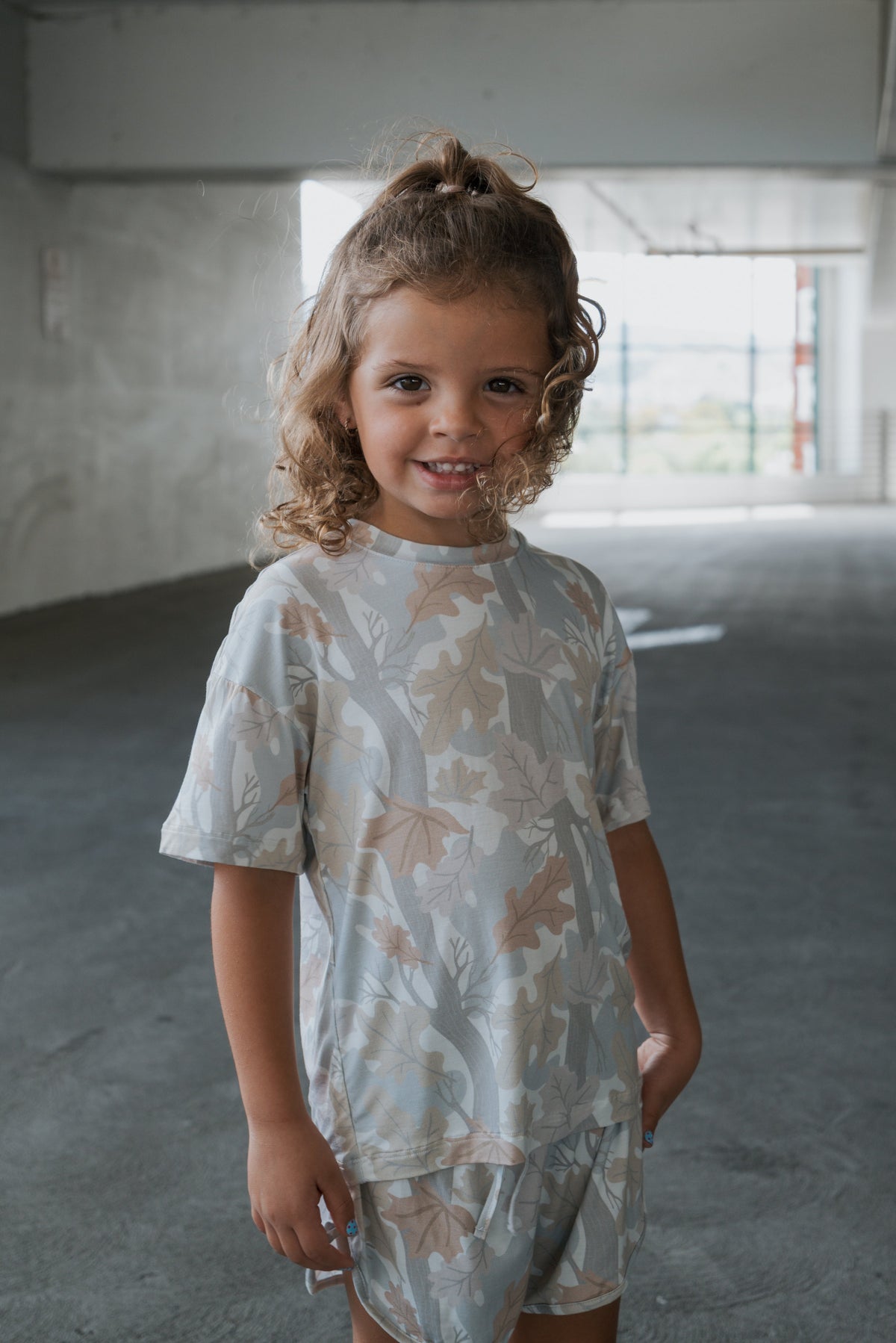 Girl's Bamboo Short Set | Woodland