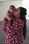 Load image into Gallery viewer, Bamboo Zip Pajamas | Heather Rose Dot
