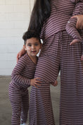 Load image into Gallery viewer, Bamboo Two Piece Pajamas | Maroon Stripe
