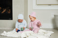 Load image into Gallery viewer, Velour Bear Footie-Pink
