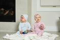 Load image into Gallery viewer, Velour Bear Footie-Pink
