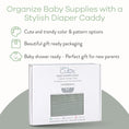 Load image into Gallery viewer, Rope Diaper Caddy in Sage
