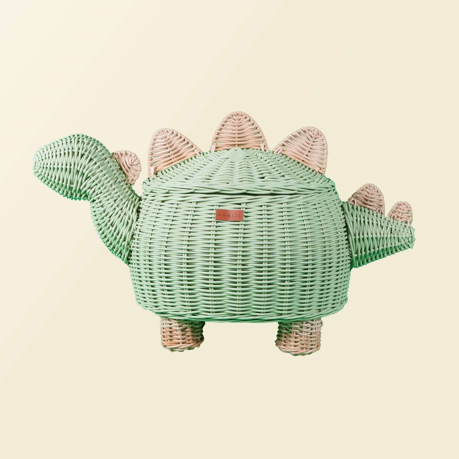Dinosaur Storage Basket Mint Green - Large