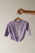 Load image into Gallery viewer, Sweatshirt Romper | Enchanted Skelly
