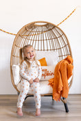 Load image into Gallery viewer, Pumpkin Posie 2pc Bamboo Pajamas for Kids - Sizes Newborn & Up!
