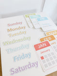 Load image into Gallery viewer, Days, Months, Seasons Flashcards and Magnets

