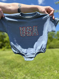 Load image into Gallery viewer, USA Daisy Oversized T-Shirt Romper
