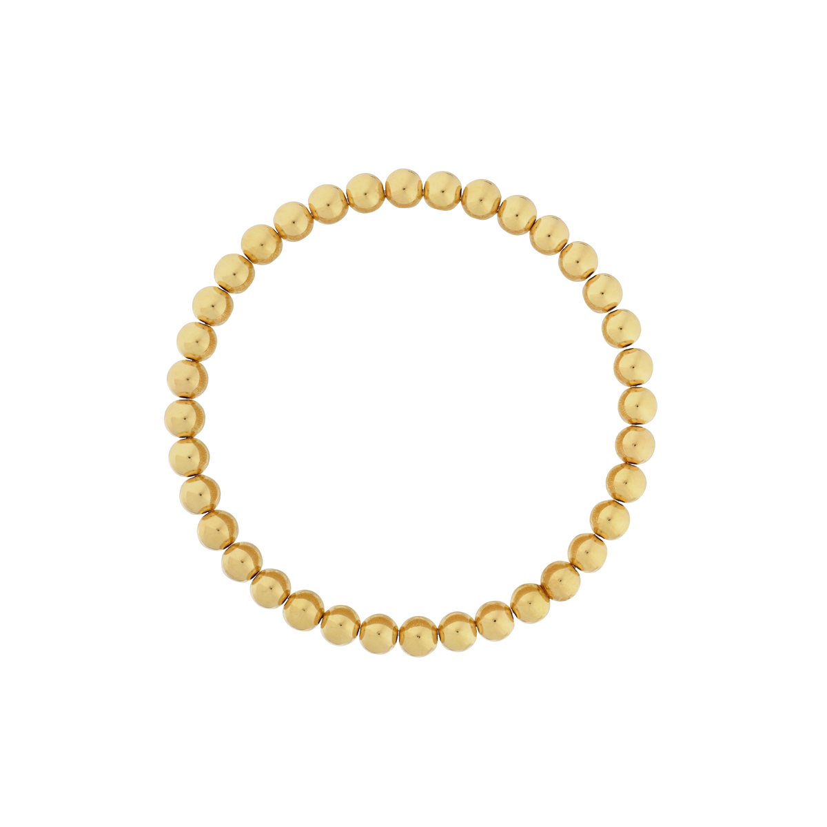5mm Gold Filled Beaded Bracelet