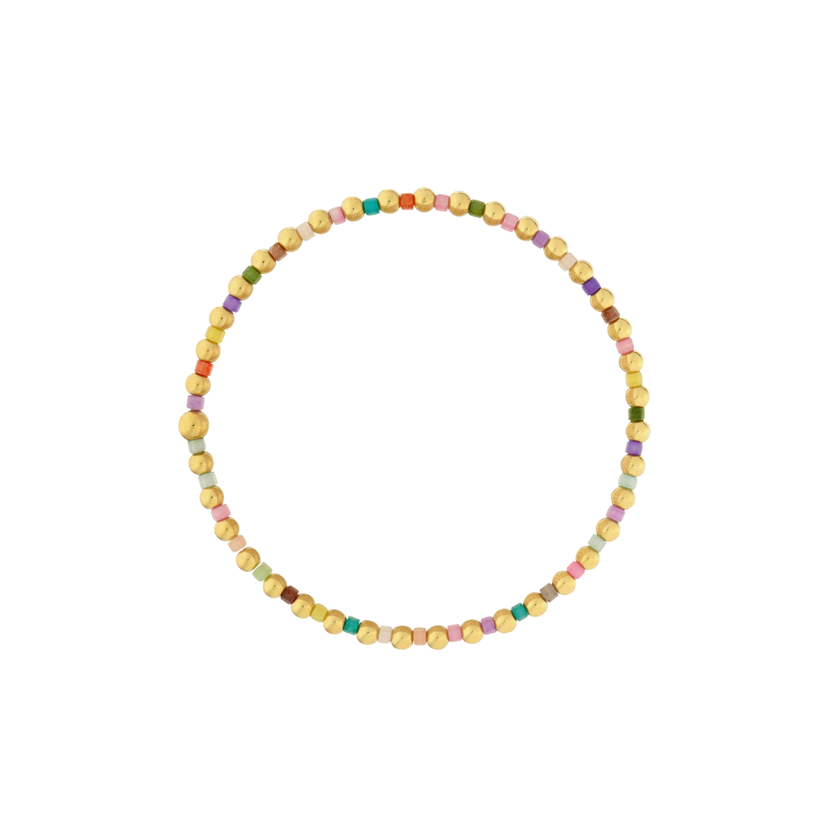 3mm Rainbow 14k Gold Filled Bracelet