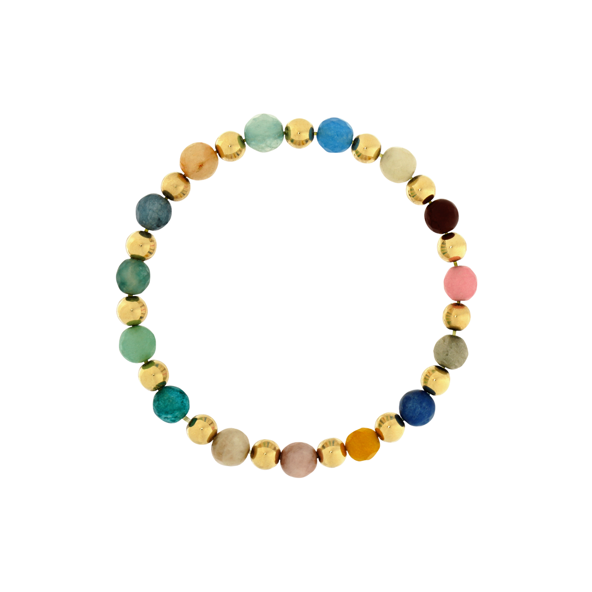 5mm Rainbow Gold Filled Bracelet