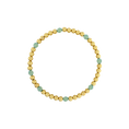Load image into Gallery viewer, 4mm Gold Filled Gemstone Accent Bracelet
