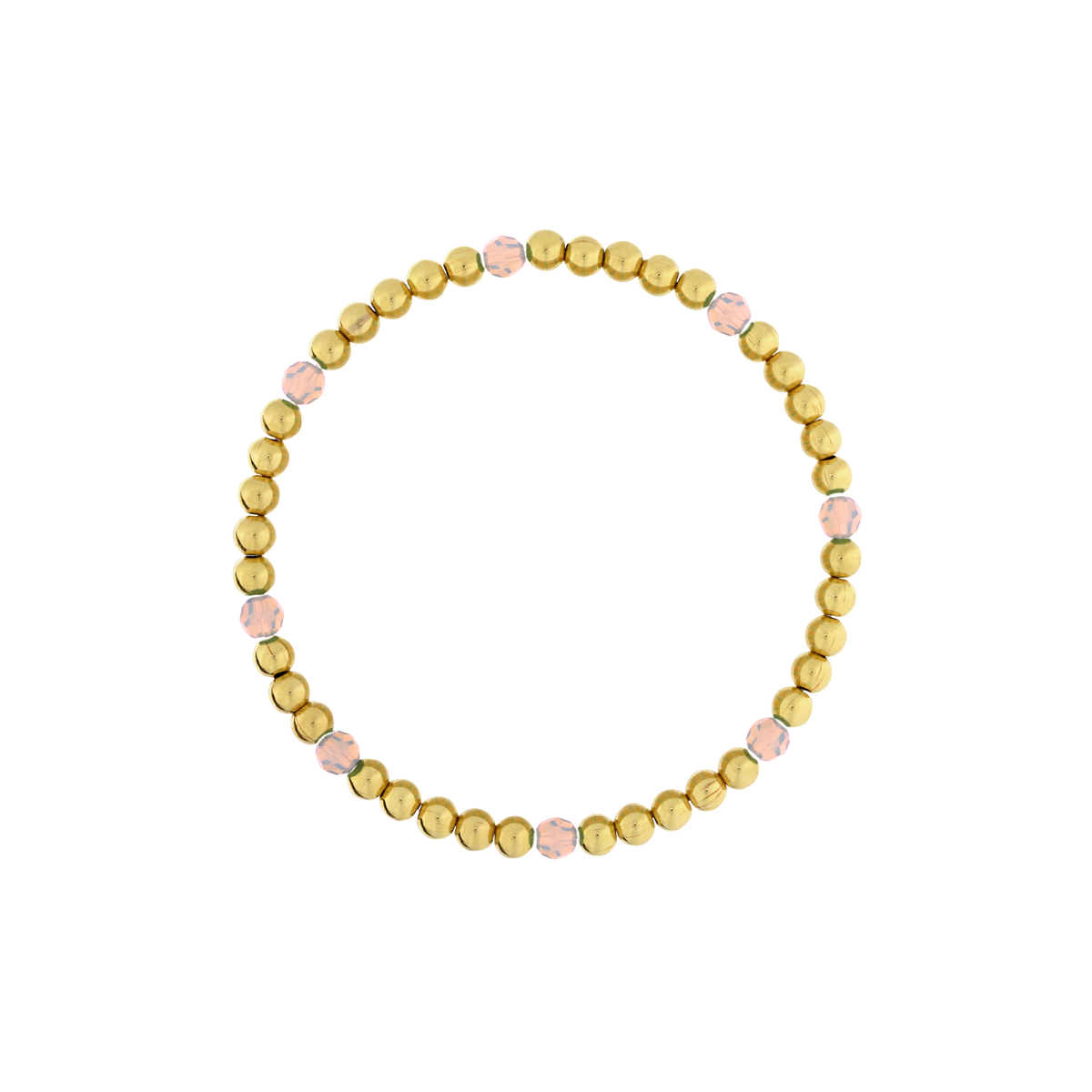 4mm Gold Filled Gemstone Accent Bracelet