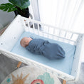 Load image into Gallery viewer, Easy Swaddle Blankets in Stone, Nomadic Blue, Azul, Pack of 3
