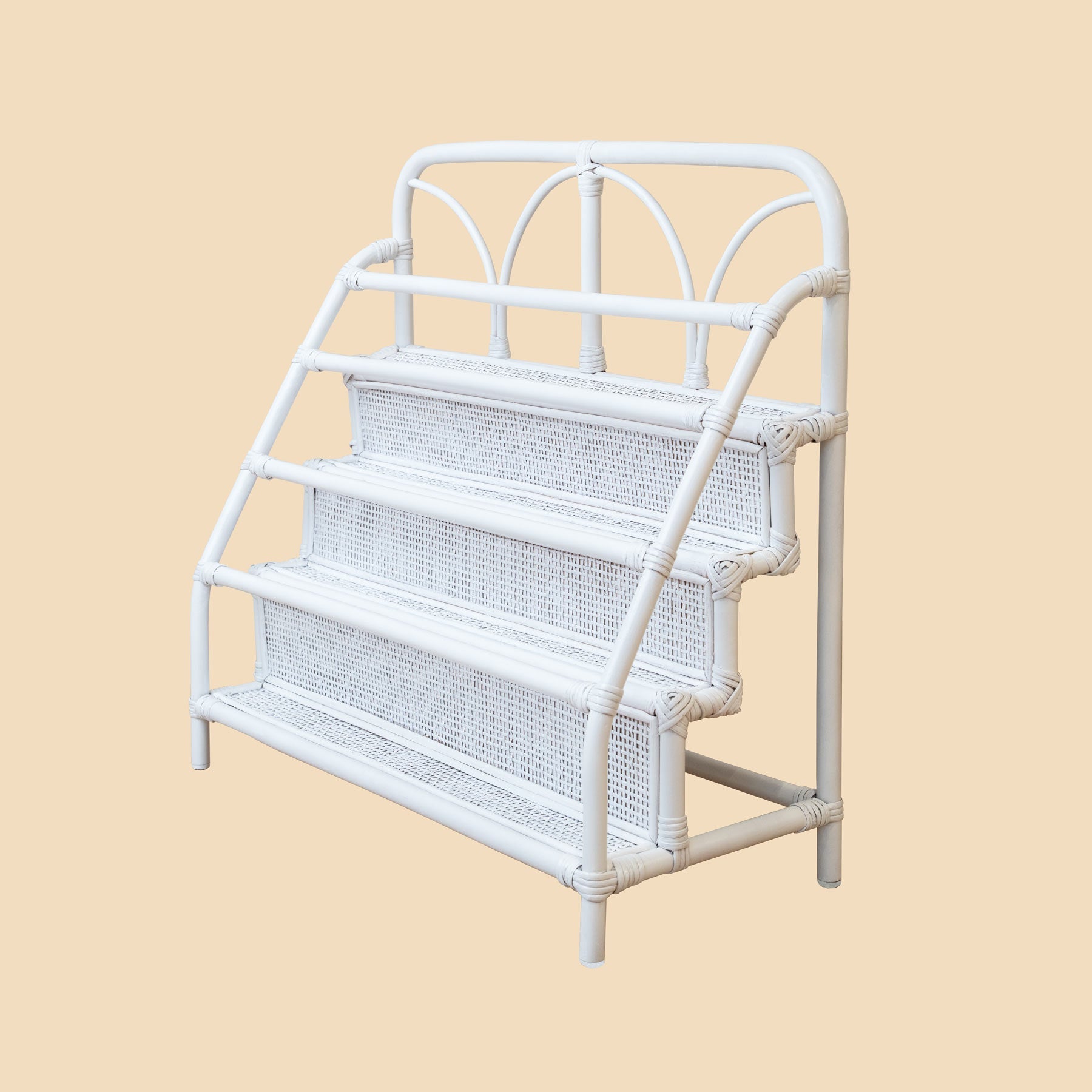 Elena Kids Montessori Bookshelf - White