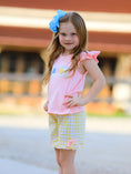 Load image into Gallery viewer, Back To School Girls "ABC" Embroidered Ruffle Set

