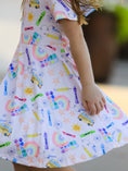 Load image into Gallery viewer, Colorful Back-to-School Delight Girls Dress
