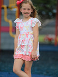 Load image into Gallery viewer, BACK TO SCHOOL Girl's Summer Bow Short Sleeve Shorts Set
