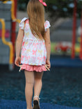 Load image into Gallery viewer, BACK TO SCHOOL Girl's Summer Bow Short Sleeve Shorts Set
