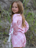 Load image into Gallery viewer, Mommy & me Autumn Check Bow Girls Lapel Pajamas
