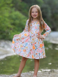 Load image into Gallery viewer, Fall Thanksgiving Pumpkin Leaf Print Dress
