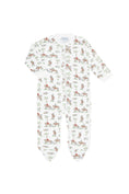 Load image into Gallery viewer, Equestrian Chase Zipper Footie
