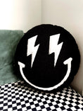 Load image into Gallery viewer, Black Smiley Plush
