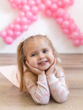 Load image into Gallery viewer, Blushing Bows 2pc Bamboo Pajamas
