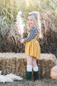 Load image into Gallery viewer, Mustard Faux Suede Pinafore
