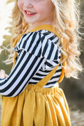 Load image into Gallery viewer, Mustard Faux Suede Pinafore
