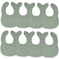 Load image into Gallery viewer, Muslin Bibs in Fern
