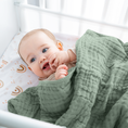 Load image into Gallery viewer, Baby Muslin Blanket in Fern
