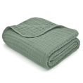 Load image into Gallery viewer, Baby Muslin Blanket in Fern
